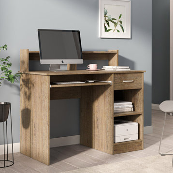 42" Home Office Computer Table Study Writing Desk Workstation, Wood