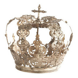 Silver Imperial Crown - New - Holiday Accents And Figurines