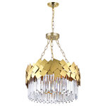 CWI LIGHTING - CWI LIGHTING 1100P24-6-169 6 Light Down Chandelier with Medallion Gold Finish - CWI LIGHTING 1100P24-6-169 6 Light Down Chandelier with Medallion Gold FinishThis breathtaking 6 Light Down Chandelier with Medallion Gold Finish is a beautiful piece from our Panache collection. With its sophisticated beauty and stunning details, it is sure to add the perfect touch to your décor.Collection: PanacheCollection: Medallion GoldMaterial: Metal (Stainless Steel)Crystals: K9 ClearHanging Method / Wire Length: Comes with 120" of chainDimension(in): 13(H) x 24(Dia)Max Height(in): 133Weight(lbs): 44Bulb: (6)60W E12 Candelabra Base(Not Included)CRI: 80Voltage: 120Certification: ETLInstallation Location: DRYOne year warranty against manufacturers defect.