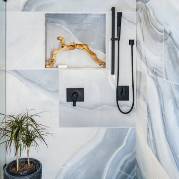 Modern bathroom remodel