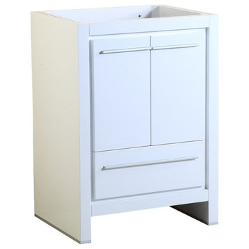 Allier 24" Bathroom Cabinet, Base: White, Base Only