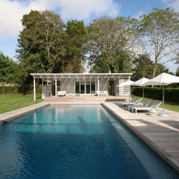 Compact Modular Pool House