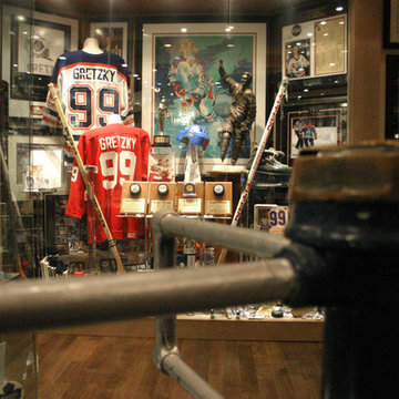 Memorabilia Display & Entertainment Space