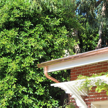 Seamless Copper Rain Gutters in Los Angeles