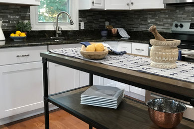 Example of a trendy kitchen design in Other