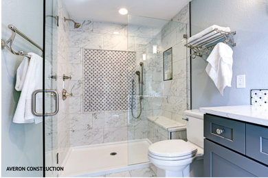 Inspiration for a transitional bathroom remodel in Houston