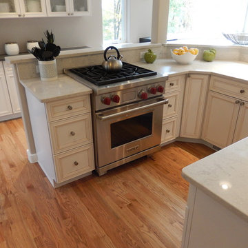 Weathered Oak stain on red oak