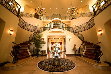 Tuscan entryway photo in Orange County