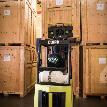 Storing household goods