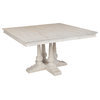 The Della Dining Table, 54", Off-White, French Country, Square