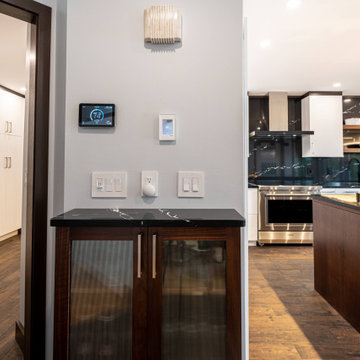Award Winning Modern Saratoga Kitchen with a Lakeview!