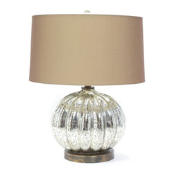 ARTERIORS HOME &ldquo;BURKE&rdquo; RIBBED MERCURY GLASS TABLE LAMP - Products