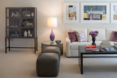 Inspiration for a contemporary living room remodel in San Francisco