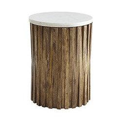 MARBLE WOODS SIDE TABLE - Side Tables And End Tables