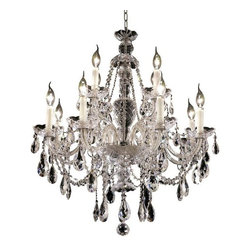 Elegant Lighting - Elegant Lighting 7829D28C/EC Chandelier Alexandria - Chandeliers