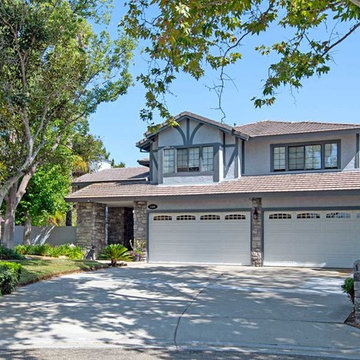 Escondido Exterior Renovation with New Stucco and Wood Replacement