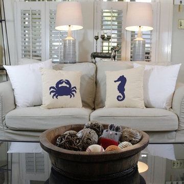 Nautical and Beach Throw Pillows