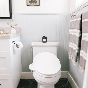 belgian black and weathered white combo has us seeing stars (and crosses)