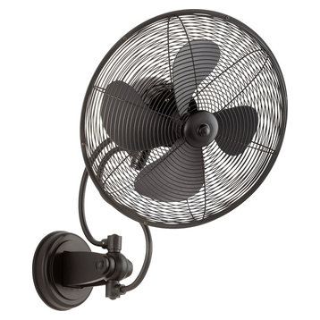 Quorum 94144-69 Patio Fan, Black Finish