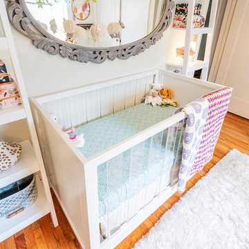 Bohemian chic Baby girl’s nursery