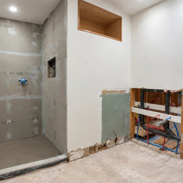 Before: Main Bath During Demolition - Redmond