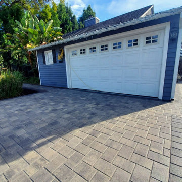 Driveway Remodel using Angelus Courtyard Pavers