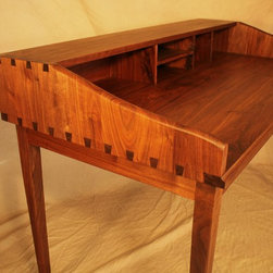 Walnut Desk with tapered sides - Products