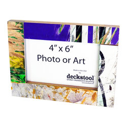 Deckstool - Recycled Skateboard Picture Frame, 4"x6" - Picture Frames