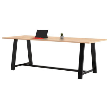 KFI Midtown 3.5 x 9 FT Conference Table - Maple - Standard Height