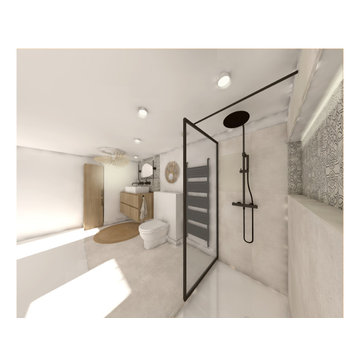 Salle de bain parentale