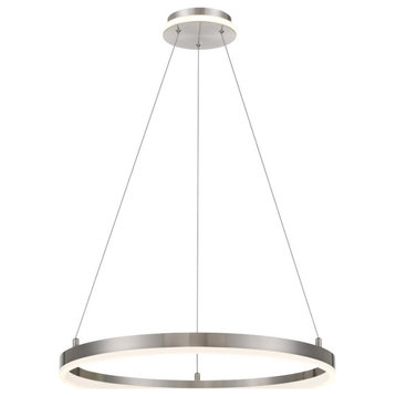 George Kovacs P1911-084-L Recovery Led Pendant in Brushed Nickel