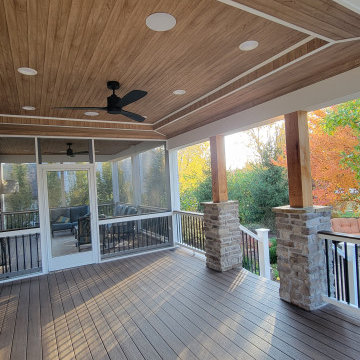 New Deck and Screened-In-Porch