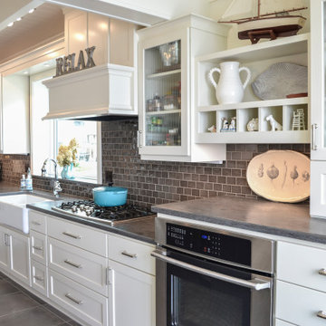 Lake Home Remodel - Crystal Cabinets by Western Products