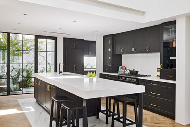 Design ideas for a transitional kitchen.