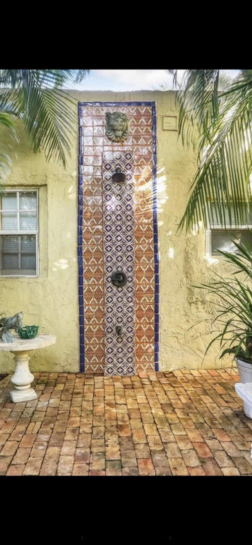 Help please how to tile outdoor shower..