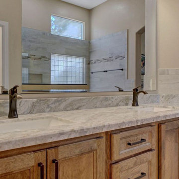 Modern Master Bathroom in Green Valley Ranch
