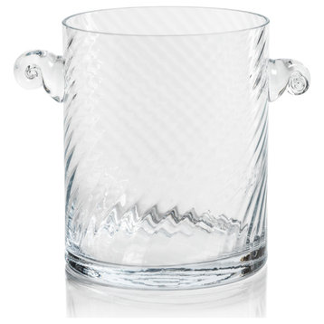 Harrow Swirl Glass Ice Bucket, Large