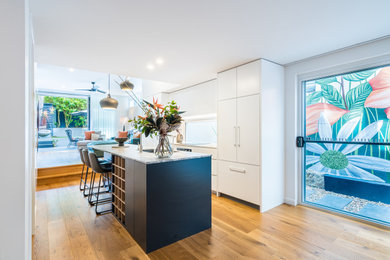 Contemporary kitchen in Sydney.
