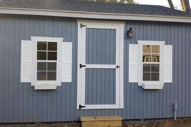 Inspiration for a craftsman home design remodel in Boston