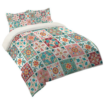 Bohemian Tiles Queen Comforter