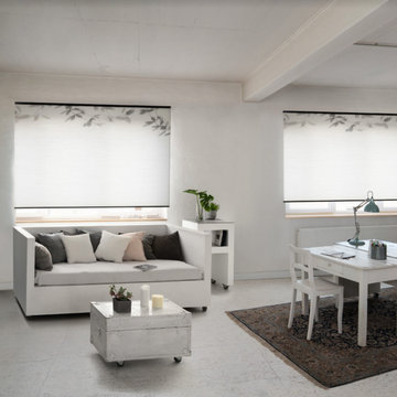 Honeycomb shades + blinds