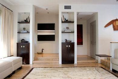 Living room - contemporary living room idea in Los Angeles