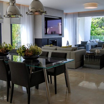 Decoración de apartamento de lujo en Marbella