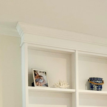 Custom Living Room Built-In Cabinets with Display Shelving - Jacksonville, FL