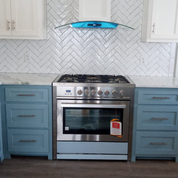 Fantastic White Dolomite Kitchen Installation