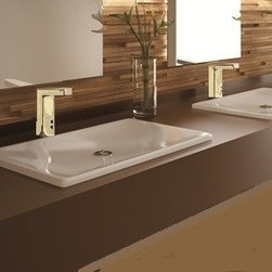 Alinea Polished Gold Tone Finish Sensor Faucet - Bathroom Sink Faucets