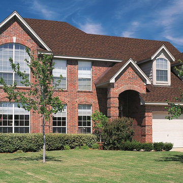 Traditional Timberline HD Hickory Shingle Roof