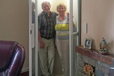 Mr and Mrs Ward's Lifestyle Home Lift in Holmes Chapel