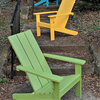 Modern Poly Adirondack Chair, Lime