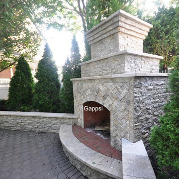 Outdoor Fireplace Designers Masonry Contractors Saint James, NY